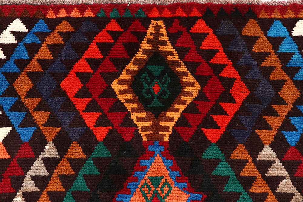 Multi Colored Baluchi 3' 8 x 6' 3 - No. 64010 - ALRUG Rug Store