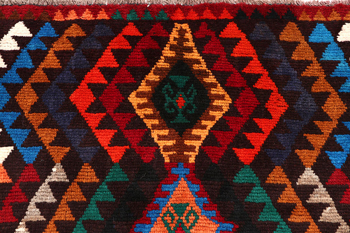 Multi Colored Baluchi 3' 8 x 6' 3 - No. 64010 - ALRUG Rug Store