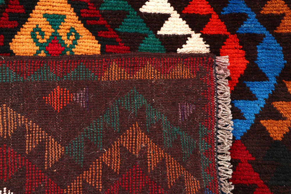 Multi Colored Baluchi 3' 8 x 6' 3 - No. 64010 - ALRUG Rug Store