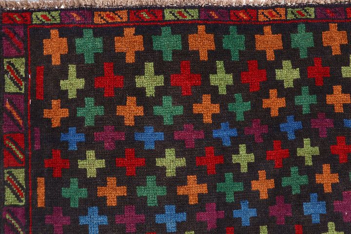 Black Baluchi 4' 3 x 6' 5 - No. 64014