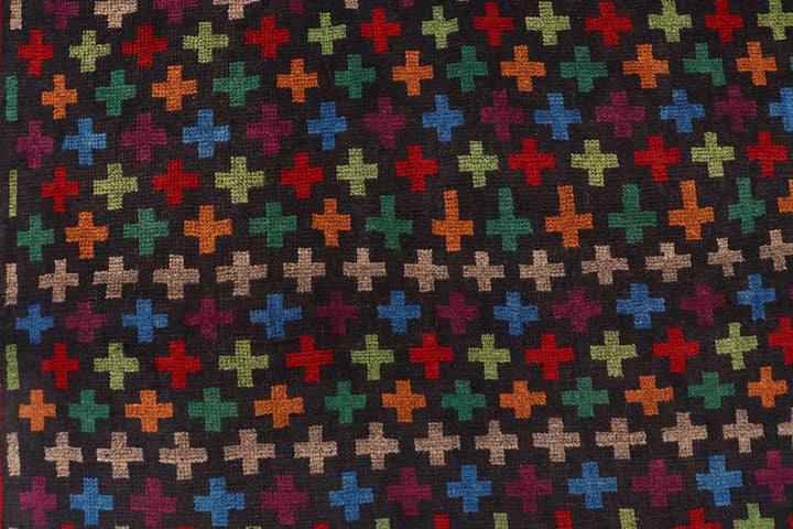 Black Baluchi 4' 3 x 6' 5 - No. 64014