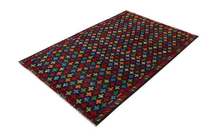 Black Baluchi 4' 3 x 6' 5 - No. 64014