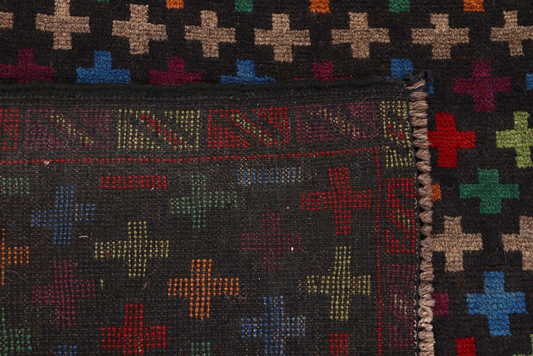 Black Baluchi 4' 3 x 6' 5 - No. 64014