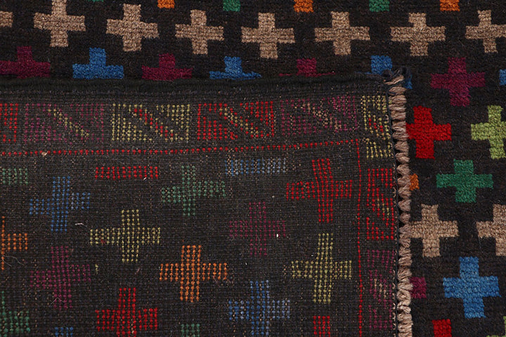 Black Baluchi 4' 3 x 6' 5 - No. 64014