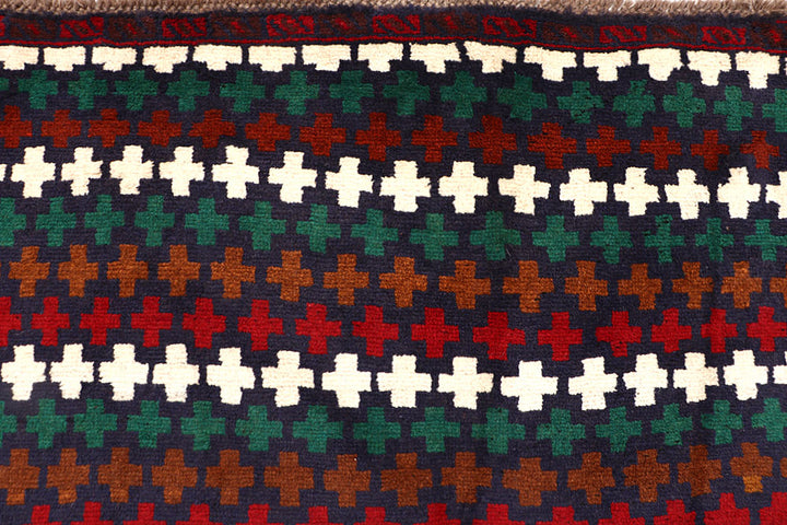 Dark Blue Baluchi 4' 4 x 6' 3 - No. 64018 - ALRUG Rug Store