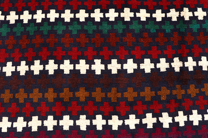 Dark Blue Baluchi 4' 4 x 6' 3 - No. 64018 - ALRUG Rug Store