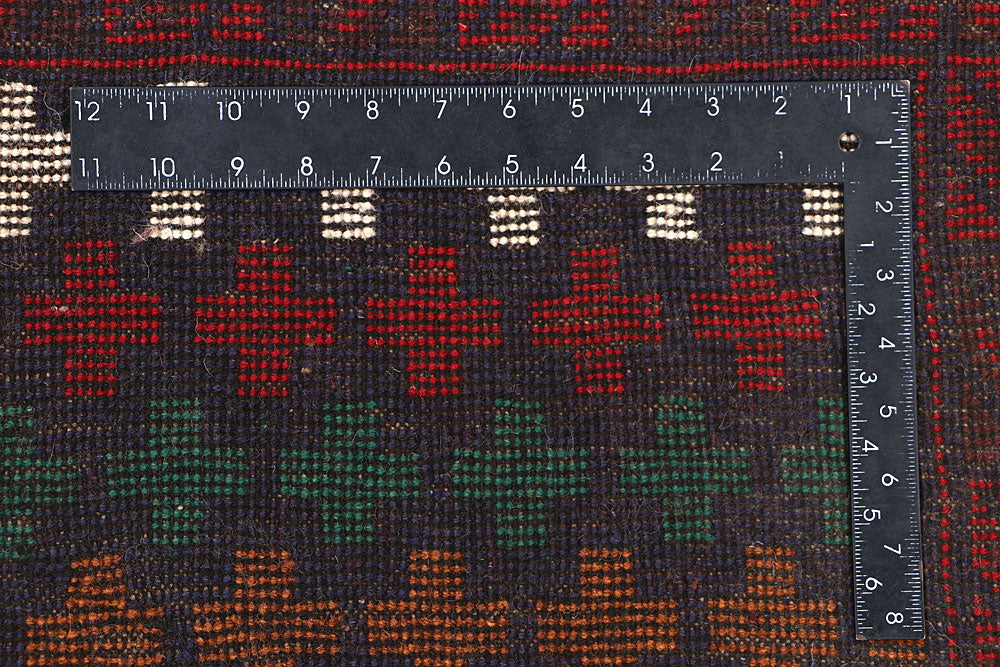 Dark Blue Baluchi 4' 4 x 6' 3 - No. 64018 - ALRUG Rug Store