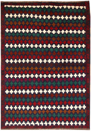 Dark Blue Baluchi 4' 4 x 6' 3 - No. 64018 - ALRUG Rug Store