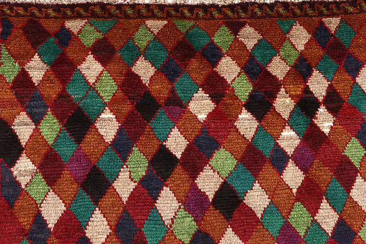 Saddle Brown Baluchi 4' 2 x 6' 4 - No. 64021