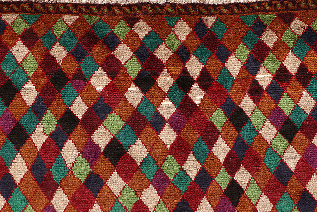 Saddle Brown Baluchi 4' 2 x 6' 4 - No. 64021