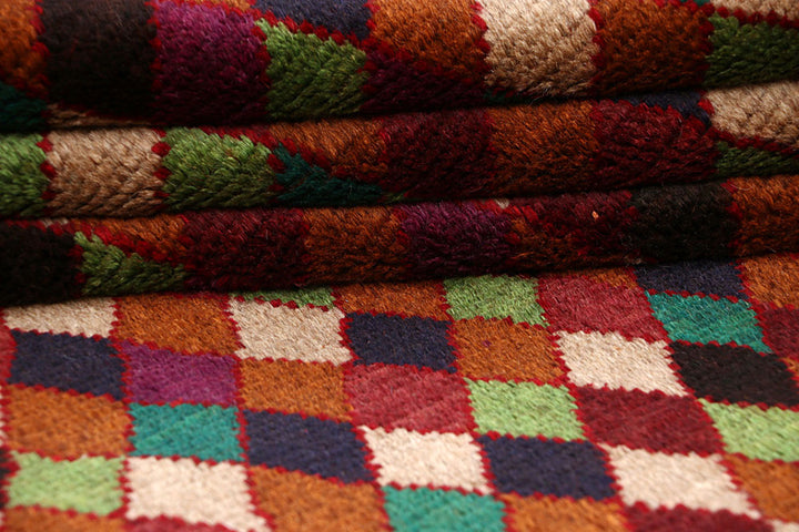 Saddle Brown Baluchi 4' 2 x 6' 4 - No. 64021