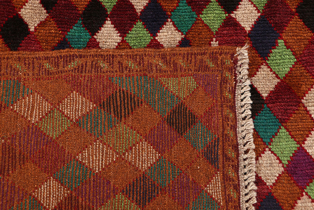 Saddle Brown Baluchi 4' 2 x 6' 4 - No. 64021