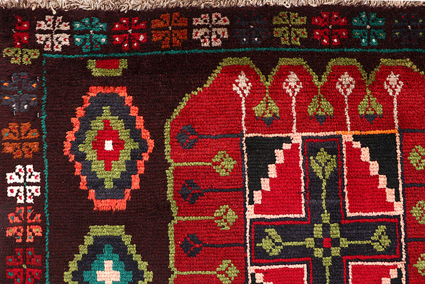 Maroon Baluchi 3' 8 x 6' 4 - No. 64022 - ALRUG Rug Store