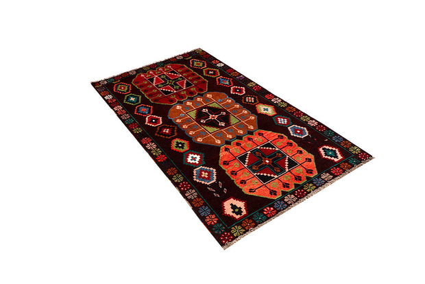 Maroon Baluchi 3' 8 x 6' 4 - No. 64022 - ALRUG Rug Store