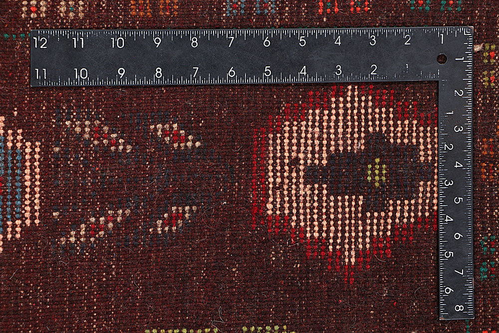 Maroon Baluchi 3' 8 x 6' 4 - No. 64022 - ALRUG Rug Store