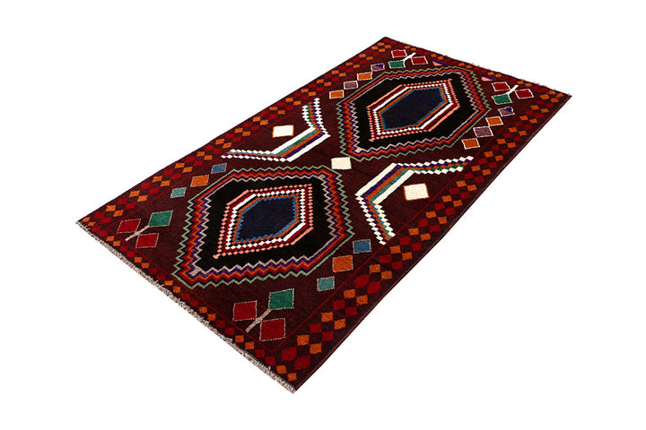 Brown Baluchi 3' 6 x 6' 5 - No. 64028 - ALRUG Rug Store