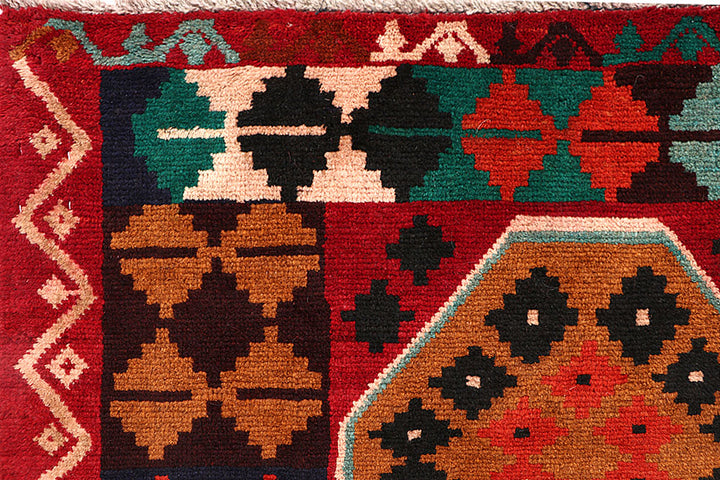 Firebrick Baluchi 3' 11 x 5' 8 - No. 64033 - ALRUG Rug Store