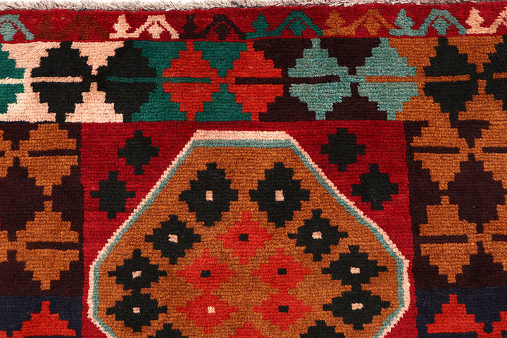 Firebrick Baluchi 3' 11 x 5' 8 - No. 64033 - ALRUG Rug Store