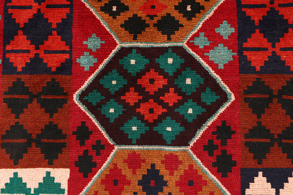 Firebrick Baluchi 3' 11 x 5' 8 - No. 64033 - ALRUG Rug Store