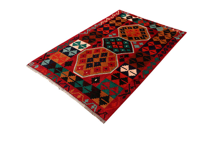 Firebrick Baluchi 3' 11 x 5' 8 - No. 64033 - ALRUG Rug Store