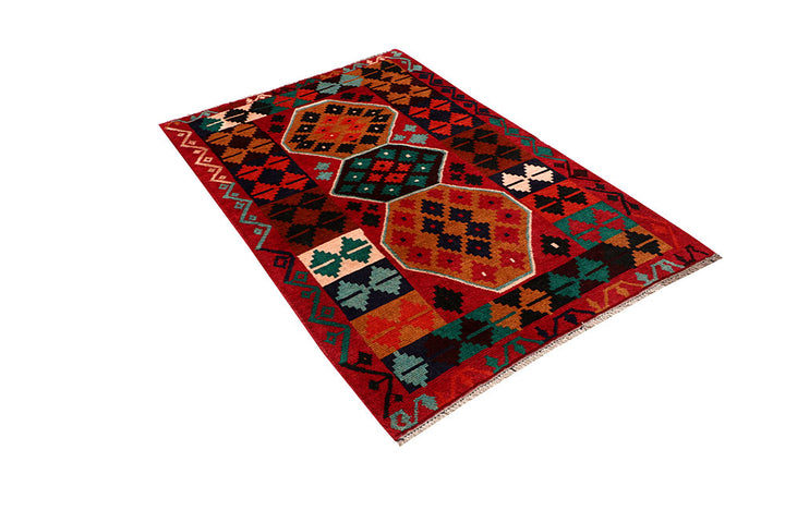 Firebrick Baluchi 3' 11 x 5' 8 - No. 64033 - ALRUG Rug Store