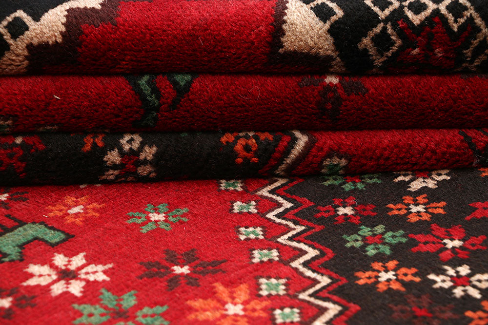 Firebrick Baluchi 4' x 5' 10 - No. 64034 - ALRUG Rug Store