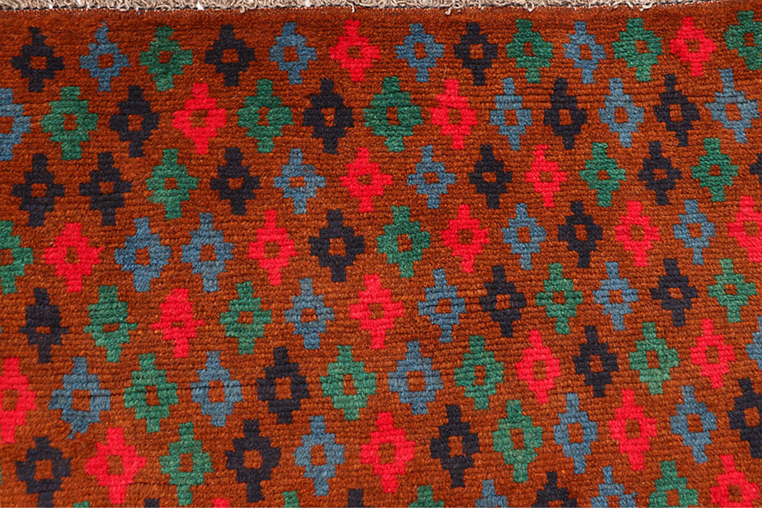 Saddle Brown Baluchi 4' 1 x 5' 7 - No. 64035