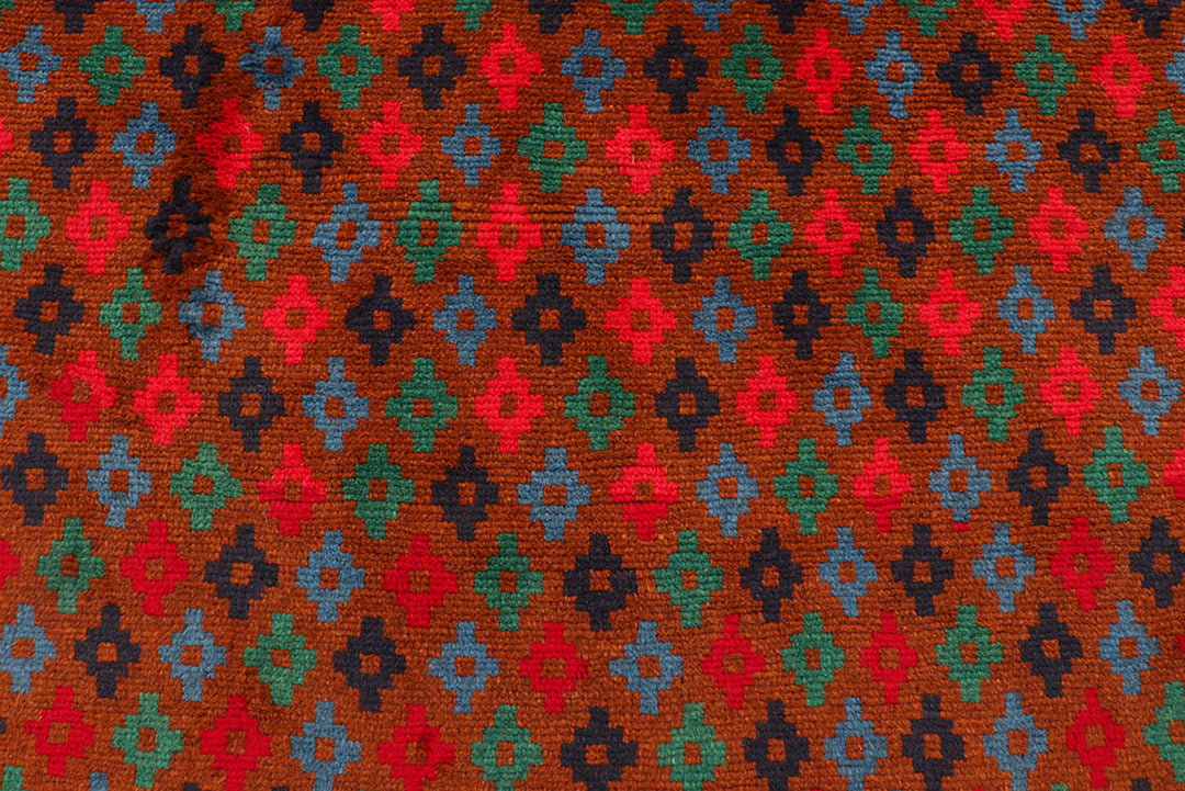 Saddle Brown Baluchi 4' 1 x 5' 7 - No. 64035