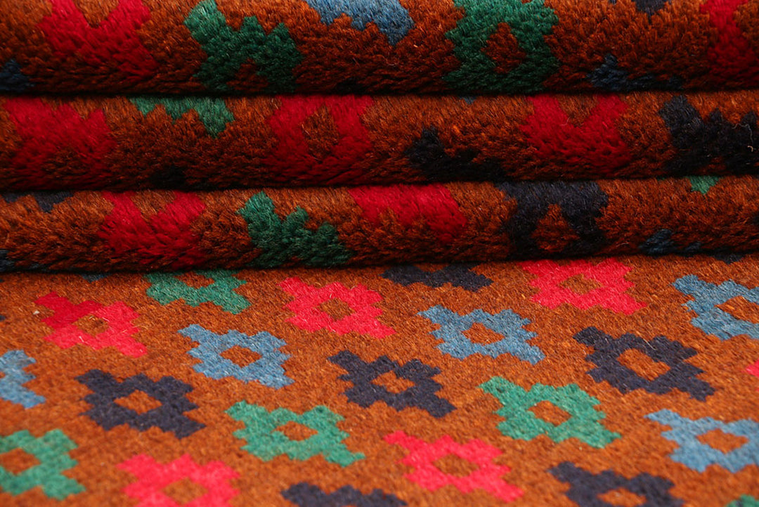 Saddle Brown Baluchi 4' 1 x 5' 7 - No. 64035