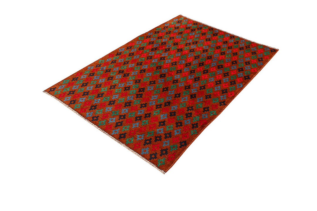 Saddle Brown Baluchi 4' 1 x 5' 7 - No. 64035