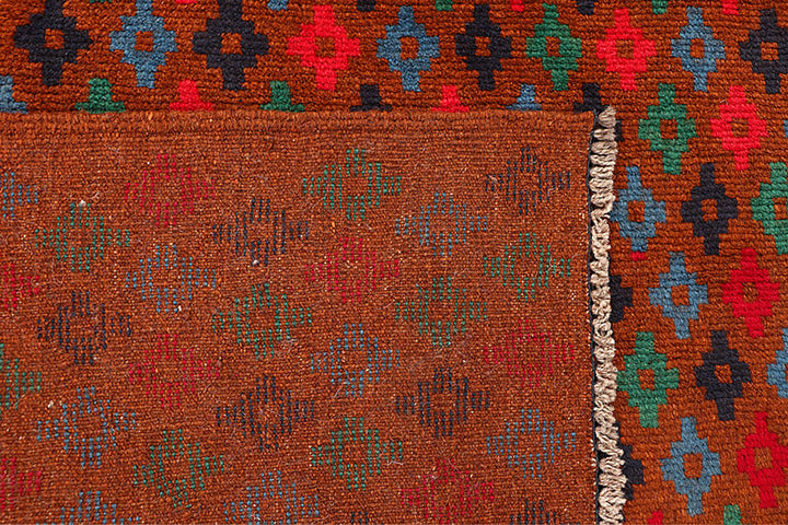 Saddle Brown Baluchi 4' 1 x 5' 7 - No. 64035