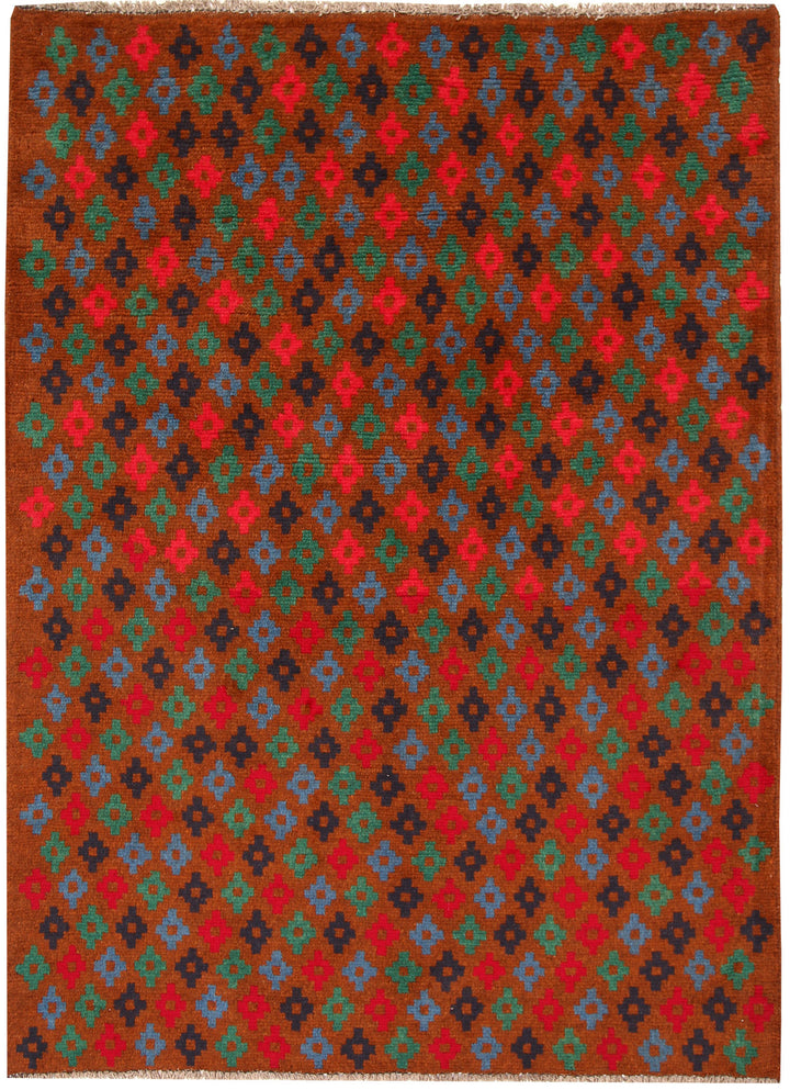 Saddle Brown Baluchi 4' 1 x 5' 7 - No. 64035