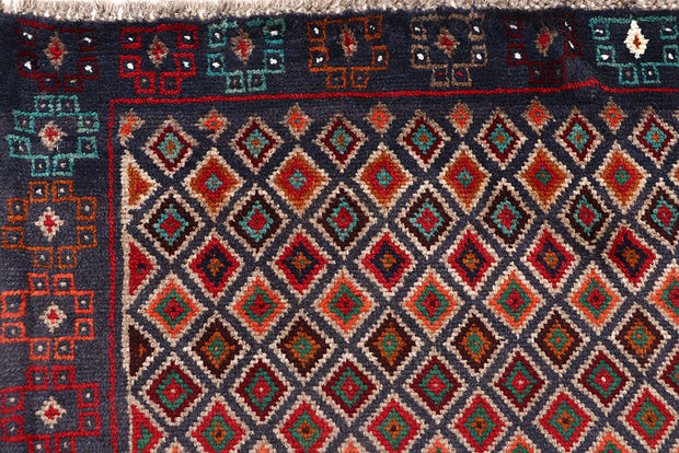 Multi Colored Baluchi 4' 1 x 5' 5 - No. 64036