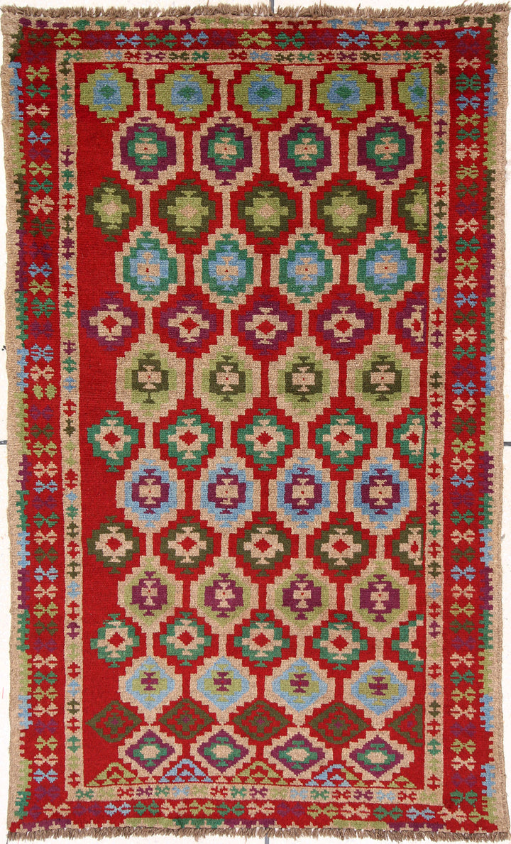 Firebrick Baluchi 3' 7 x 5' 11 - No. 64039