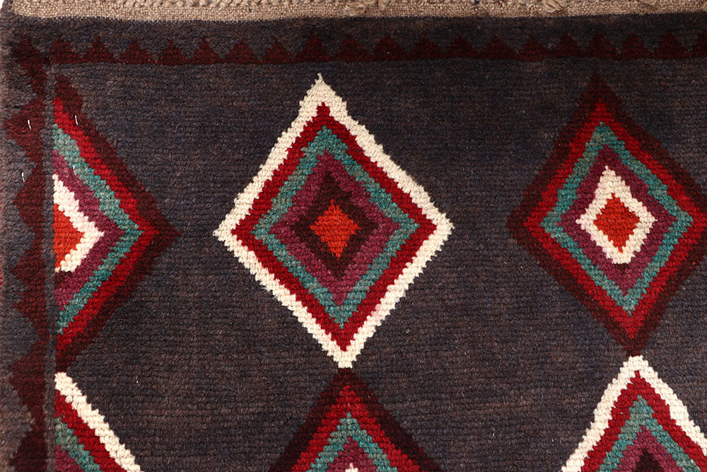 Grey Baluchi 4' x 5' 7 - No. 64041 - ALRUG Rug Store