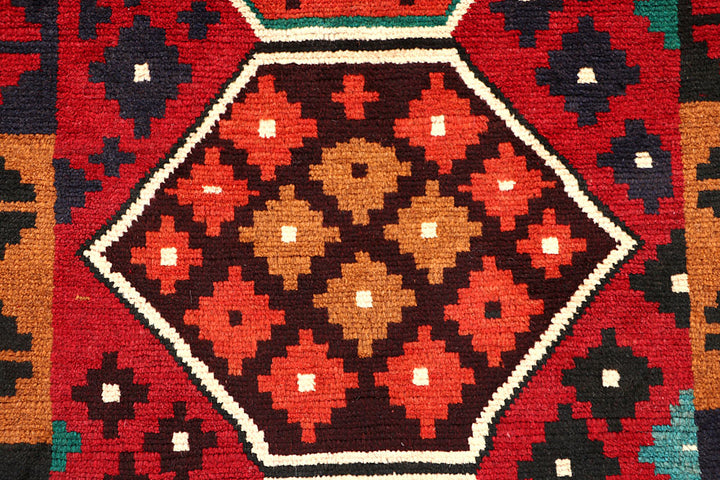 Firebrick Baluchi 3' 10 x 5' 8 - No. 64047 - ALRUG Rug Store