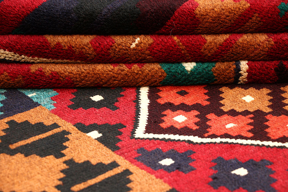 Firebrick Baluchi 3' 10 x 5' 8 - No. 64047 - ALRUG Rug Store