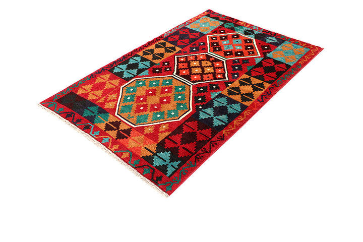Firebrick Baluchi 3' 10 x 5' 8 - No. 64047 - ALRUG Rug Store