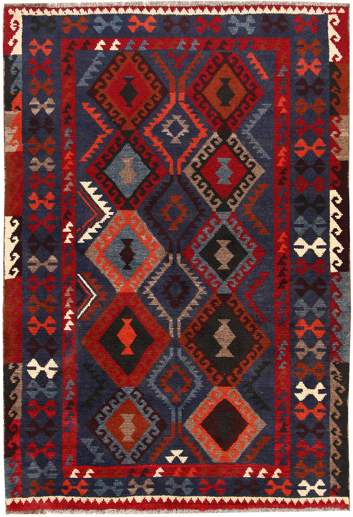 Dark Blue Baluchi 4' 1 x 5' 10 - No. 64048