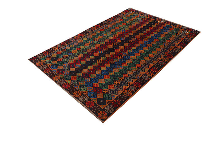 Dark Orange Baluchi 4' 2 x 6' 3 - No. 64059