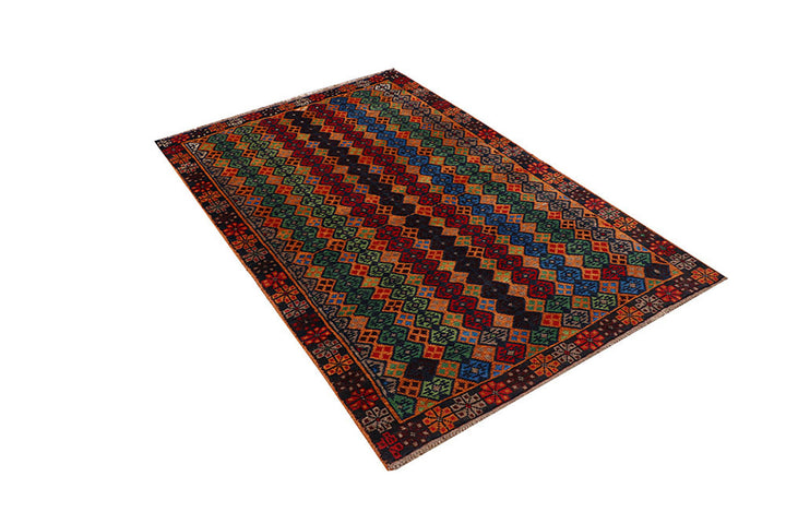 Dark Orange Baluchi 4' 2 x 6' 3 - No. 64059