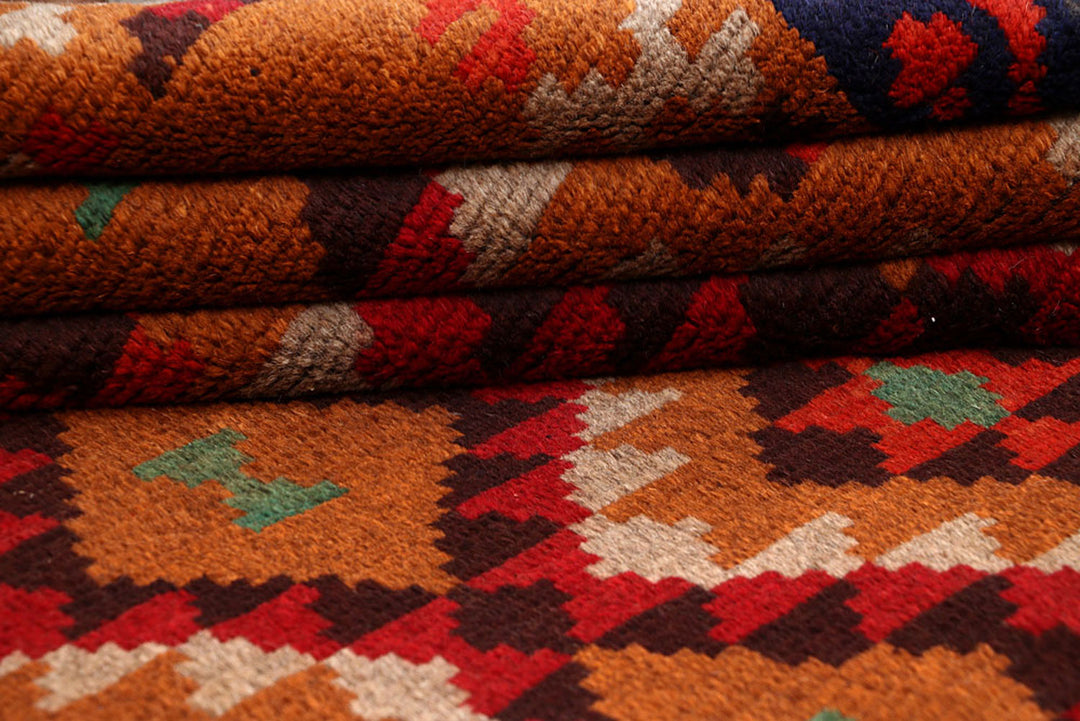 Dark Orange Baluchi 4' x 5' 11 - No. 64062