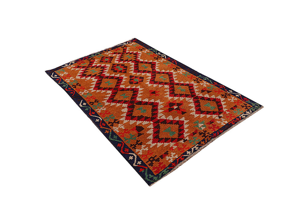 Dark Orange Baluchi 4' x 5' 11 - No. 64062