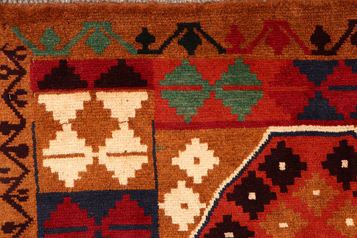 Dark Orange Baluchi 3' 10 x 5' 7 - No. 64063 - ALRUG Rug Store