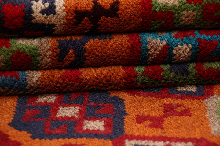 Dark Orange Baluchi 4' 1 x 5' 10 - No. 64065