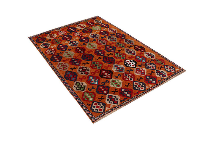 Dark Orange Baluchi 4' 1 x 5' 10 - No. 64065