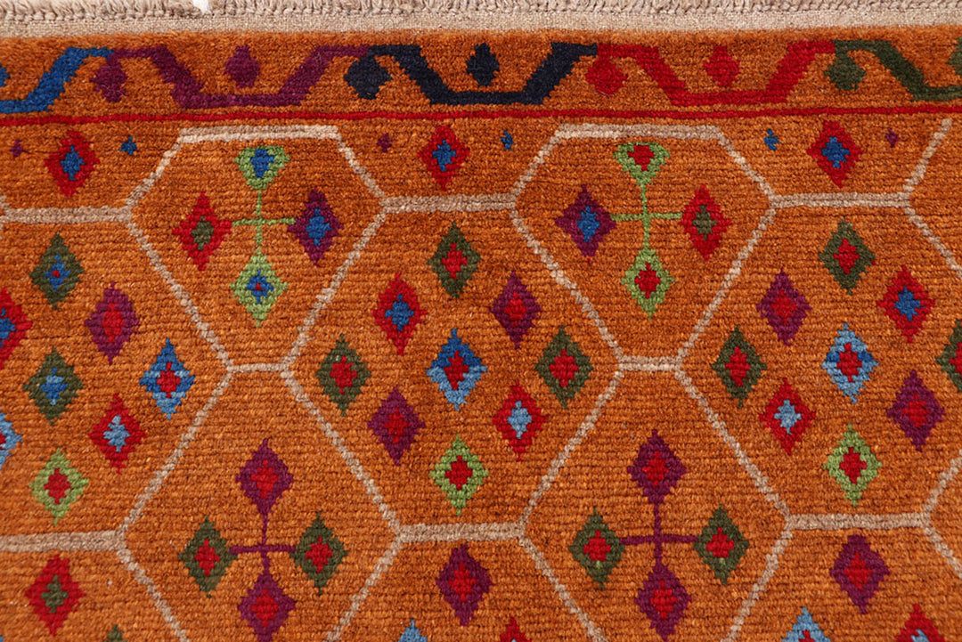 Dark Orange Baluchi 4' x 6' 1 - No. 64067