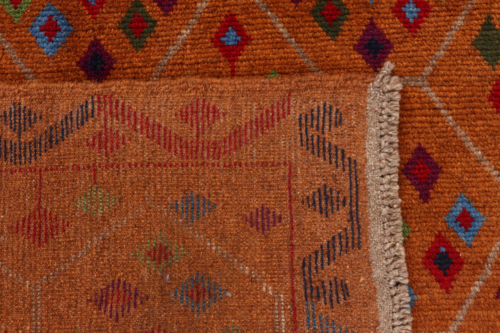 Dark Orange Baluchi 4' x 6' 1 - No. 64067