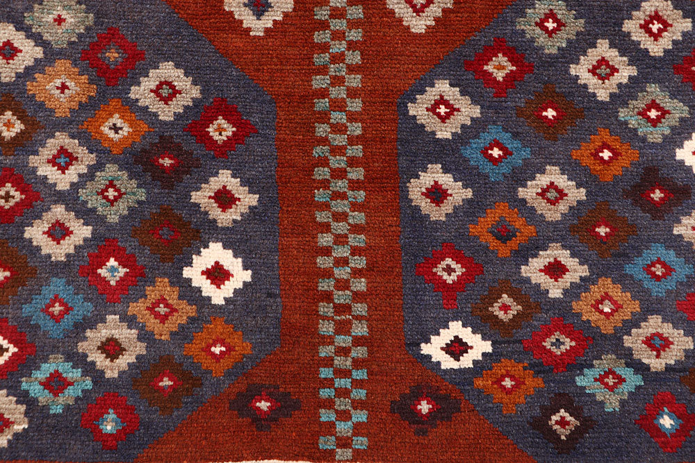 Saddle Brown Baluchi 4' 1 x 6' - No. 64069 - ALRUG Rug Store