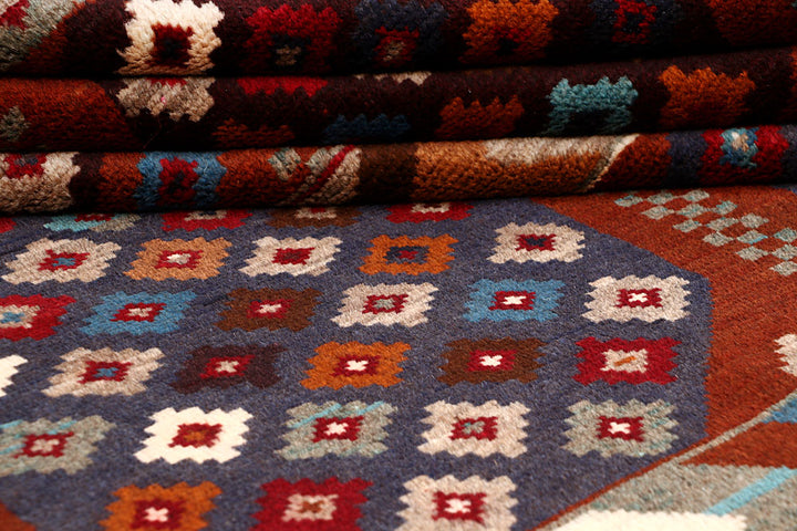 Saddle Brown Baluchi 4' 1 x 6' - No. 64069 - ALRUG Rug Store